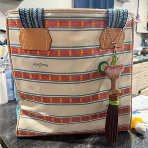 Consuela Multicolor Striped Women's Bag
